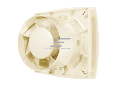 Ventiliatorius | D100 | 220V | 151x151x103mm | plastikinis | dramblio kaulo spalvos | IP24 2