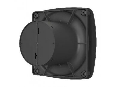 Ventiliatorius su atbuliniu vožtuvu sklende | D100 | 230V | 170x170x118mm | plastikas | juoda | OIR4SMJ 2