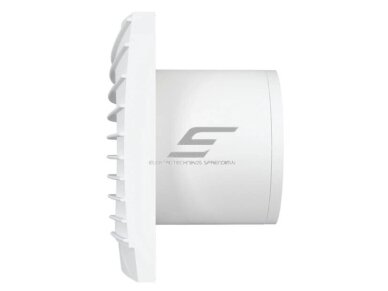 Ventiliatorius su atbuliniu vožtuvu | sklende | D100 | 230V | 155x155x108mm | IP24 | plastikinis | matinės baltos spalvos | TY4SMB 1 Ventiliatorius su atbuliniu vožtuvu | sklende | D100 | 230V | 155x155x108mm | IP24 | plastikinis | matinės baltos spalvos | TY4SMB 1