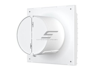 Ventiliatorius su atbuliniu vožtuvu | sklende | D100 | 230V | 155x155x108mm | IP24 | plastikinis | matinės baltos spalvos | TY4SMB 2 Ventiliatorius su atbuliniu vožtuvu | sklende | D100 | 230V | 155x155x108mm | IP24 | plastikinis | matinės baltos spalvos | TY4SMB 2