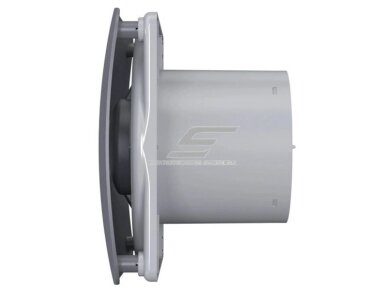 Ventiliatorius su atbuliniu vožtuvu | sklende | D100 | 230V | 170x170x118mm | IP24 | plastikinis | tamsiai pilkos spalvos | OIR4STP 1 Ventiliatorius su atbuliniu vožtuvu | sklende | D100 | 230V | 170x170x118mm | IP24 | plastikinis | tamsiai pilkos spalvos | OIR4STP 1