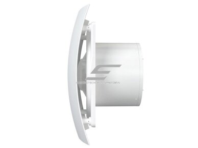 Ventiliatorius su atbuliniu vožtuvu | sklende | D125 | 230V | 237x190x137mm | IP24 | plastikinis | baltos spalvos | BR5S 1 Ventiliatorius su atbuliniu vožtuvu | sklende | D125 | 230V | 237x190x137mm | IP24 | plastikinis | baltos spalvos | BR5S 1