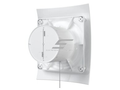 Ventiliatorius su atbuliniu vožtuvu | sklende | su virvele | D100 | 230V | 220x175x123mm | IP24 | plastikinis | baltos spalvos | BR4S2 2 Ventiliatorius su atbuliniu vožtuvu | sklende | su virvele | D100 | 230V | 220x175x123mm | IP24 | plastikinis | baltos spalvos | BR4S2 2