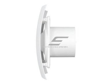 Ventiliatorius su atbuliniu vožtuvu | sklende | D100 | 230V | 220x175x123mm | IP24 | plastikinis | matinės baltos spalvos | BR4SMB 1 Ventiliatorius su atbuliniu vožtuvu | sklende | D100 | 230V | 220x175x123mm | IP24 | plastikinis | matinės baltos spalvos | BR4SMB 1
