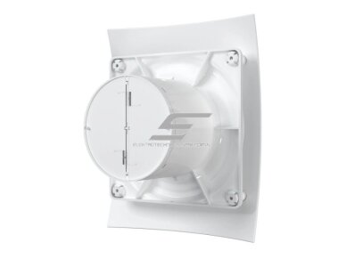 Ventiliatorius su atbuliniu vožtuvu | sklende | D100 | 230V | 220x175x123mm | IP24 | plastikinis | matinės baltos spalvos | BR4SMB 2 Ventiliatorius su atbuliniu vožtuvu | sklende | D100 | 230V | 220x175x123mm | IP24 | plastikinis | matinės baltos spalvos | BR4SMB 2