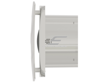 Ventiliatorius su atbuliniu vožtuvu | sklende | D120 | 220V | 181x181x102mm | plastikinis | pilkos spalvos | IP24 1