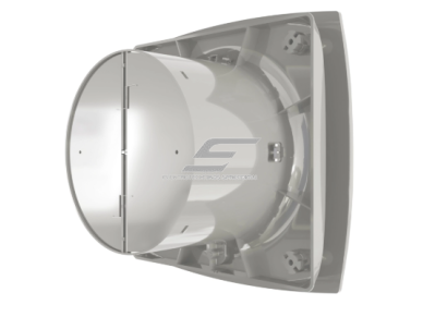 Ventiliatorius su atbuliniu vožtuvu | sklende | D120 | 220V | 181x181x102mm | plastikinis | pilkos spalvos | IP24 2