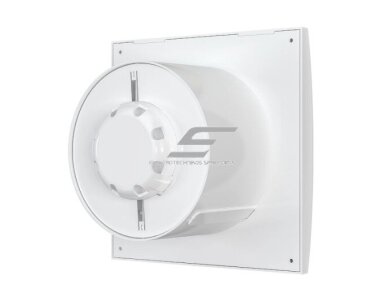 Ventiliatorius su atbuliniu vožtuvu | sklende | D150 | 230V | 205x205x136mm | IP24 | plastikinis | baltos spalvos | AU6S3 2 Ventiliatorius su atbuliniu vožtuvu | sklende | D150 | 230V | 205x205x136mm | IP24 | plastikinis | baltos spalvos | AU6S3 2
