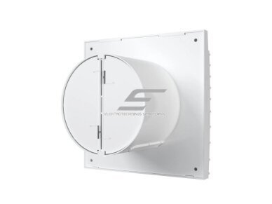 Ventiliatorius su atbuliniu vožtuvu | sklende | su valdikliu | D125 | 230V | 175x175x117,5mm | IP24 | plastikinis | baltos spalvos | TY5SHRM 2 Ventiliatorius su atbuliniu vožtuvu | sklende | su valdikliu | D125 | 230V | 175x175x117,5mm | IP24 | plastikinis | baltos spalvos | TY5SHRM 2