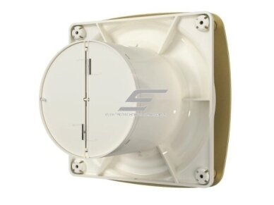 Ventiliatorius su atbuliniu vožtuvu | sklende | D125 | 230V | 200x200x123mm | IP24 | plastikinis | aukso/šampano spalvos | OIR5SA 2 Ventiliatorius su atbuliniu vožtuvu | sklende | D125 | 230V | 200x200x123mm | IP24 | plastikinis | aukso/šampano spalvos | OIR5SA 2