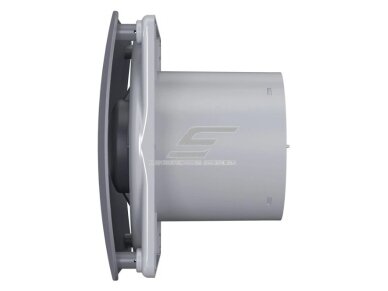 Ventiliatorius su atbuliniu vožtuvu | sklende | D125 | 230V | 200x200x123mm | IP24 | plastikinis | tamsiai pilkos spalvos | OIR5STP 2