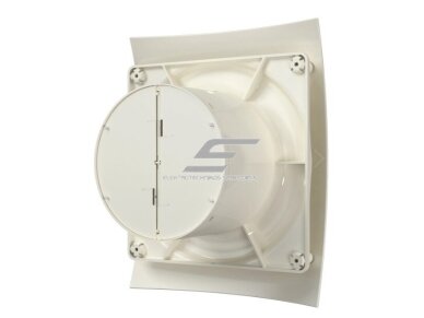 Ventiliatorius su atbuliniu vožtuvu | sklende | D125 | 230V | 237x190x137mm | IP24 | plastikinis | dramblio kaulo spalvos | BR5SDK 2 Ventiliatorius su atbuliniu vožtuvu | sklende | D125 | 230V | 237x190x137mm | IP24 | plastikinis | dramblio kaulo spalvos | BR5SDK 2