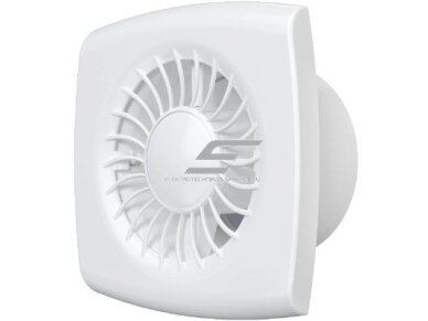 Ventiliatorius su atbuliniu vožtuvu | sklende | D120 | 230V | 181x181x69mm | IP24 | plastikinis | baltos spalvos | WD120BB Ventiliatorius su atbuliniu vožtuvu | sklende | D120 | 230V | 181x181x69mm | IP24 | plastikinis | baltos spalvos | WD120BB