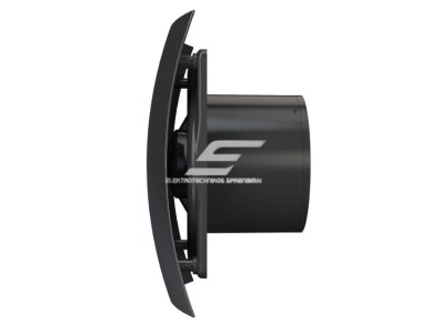 Ventiliatorius su atbuliniu vožtuvu | sklende | D125 | 230V | 237x190x137mm | IP24 | plastikinis | juodos spalvos | BR5SJ 1 Ventiliatorius su atbuliniu vožtuvu | sklende | D125 | 230V | 237x190x137mm | IP24 | plastikinis | juodos spalvos | BR5SJ 1