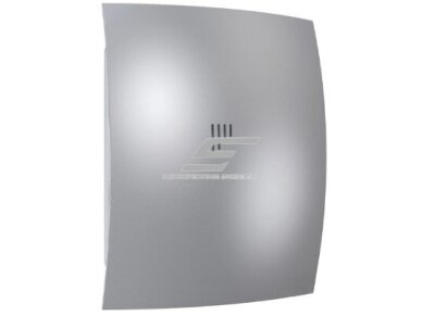 Ventiliatorius su atbuliniu vožtuvu | sklende | D125 | 230V | 237x190x137mm | IP24 | plastikinis | pilkos spalvos | BR5SP