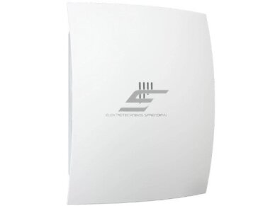 Ventiliatorius su atbuliniu vožtuvu | sklende | D125 | 230V | 237x190x137mm | IP24 | plastikinis | matinės baltos spalvos | BR5SMB Ventiliatorius su atbuliniu vožtuvu | sklende | D125 | 230V | 237x190x137mm | IP24 | plastikinis | matinės baltos spalvos | BR5SMB
