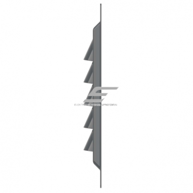 Ventilācijas reste | ventilācijas sistēmām | ar sietu | 125×125 mm | pelēka krāsa | cinkots tērauds 1 Ventilācijas reste | ventilācijas sistēmām | ar sietu | 125×125 mm | pelēka krāsa | cinkots tērauds 1