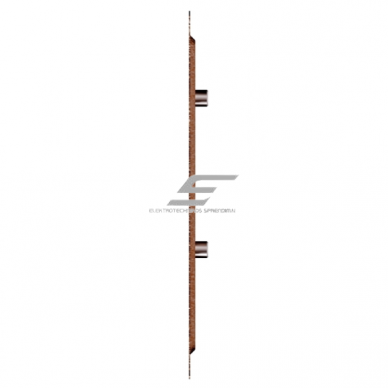 Kratka wentylacyjna | do systemów wentylacyjnych | 150×154 mm | kolor miedziany | stal ocynkowana 1