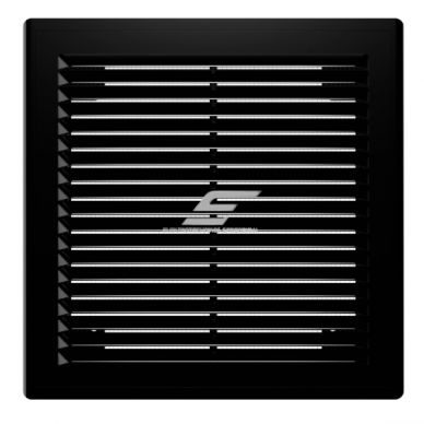 Ventilation grille | for ventilation systems | 209x209 mm | square | external | removable | black | plastic Ventilation grille | for ventilation systems | 209x209 mm | square | external | removable | black | plastic