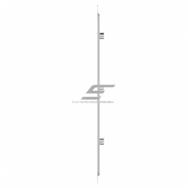 Ventilation grille | for ventilation systems | 168×242 mm | glossy silver color | galvanized steel 1 Ventilation grille | for ventilation systems | 168×242 mm | glossy silver color | galvanized steel 1
