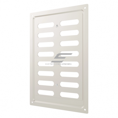 Ventilation grille | for ventilation systems | 168×242 mm | beige color | galvanized steel 2 Ventilation grille | for ventilation systems | 168×242 mm | beige color | galvanized steel 2