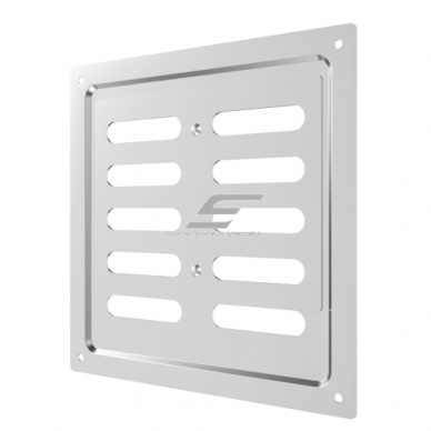 Kratka wentylacyjna | do systemów wentylacyjnych | 175×175 mm | kolor błyszczący srebrny | stal ocynkowan 2 Kratka wentylacyjna | do systemów wentylacyjnych | 175×175 mm | kolor błyszczący srebrny | stal ocynkowan 2