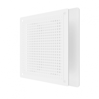 Ventilation grille | for ventilation systems | magnetic removal | 140×140 mm | white color | painted steel 2 Ventilation grille | for ventilation systems | magnetic removal | 140×140 mm | white color | painted steel 2