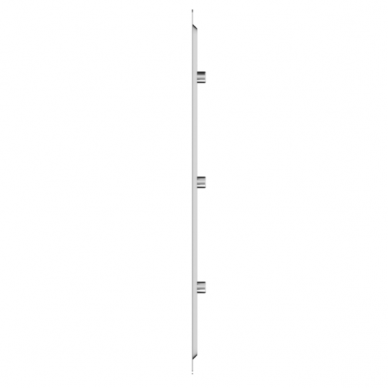 Ventilation grille | for ventilation systems | 250×250 mm | glossy silver color | galvanized steel 1 Ventilation grille | for ventilation systems | 250×250 mm | glossy silver color | galvanized steel 1