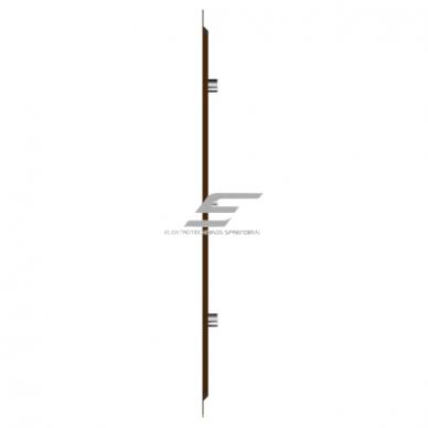 Ventilatsioonirest | ventilatsioonisüsteemidele | 250×250 mm | pruun värv | tsingitud teras 1 Ventilatsioonirest | ventilatsioonisüsteemidele | 250×250 mm | pruun värv | tsingitud teras 1