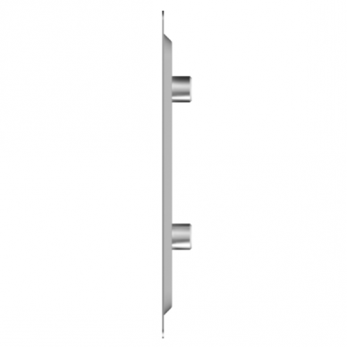 Ventilation grille | for ventilation systems | 100×100 mm | silver color | galvanized steel 1