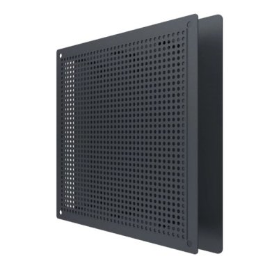Ventilation grille | for ventilation systems | magnetic removal | 200×200 mm | grey color | painted steel 2 Ventilation grille | for ventilation systems | magnetic removal | 200×200 mm | grey color | painted steel 2