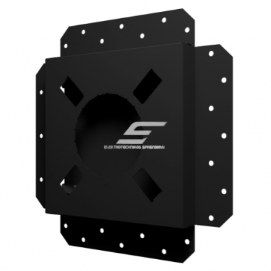 Ventilācijas reste | ventilācijas sistēmām | slēptai montāžai | 290×290 mm | matēti melna | tērauds 2 Ventilācijas reste | ventilācijas sistēmām | slēptai montāžai | 290×290 mm | matēti melna | tērauds 2