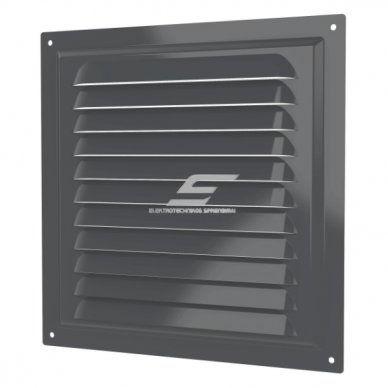 Ventilation grille | for ventilation systems | with mesh | 200×200 mm | grey color | galvanized steel Ventilation grille | for ventilation systems | with mesh | 200×200 mm | grey color | galvanized steel