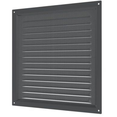 Ventilatsioonivõre | ventilatsioonisüsteemidele | võrguga | 250×250 mm | hall värv | tsingitud teras 2 Ventilatsioonivõre | ventilatsioonisüsteemidele | võrguga | 250×250 mm | hall värv | tsingitud teras 2