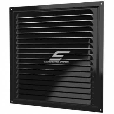 Ventilācijas reste | ventilācijas sistēmām | ar sietu | 300×300 mm | melnas krāsa | cinkots tērauds Ventilācijas reste | ventilācijas sistēmām | ar sietu | 300×300 mm | melnas krāsa | cinkots tērauds