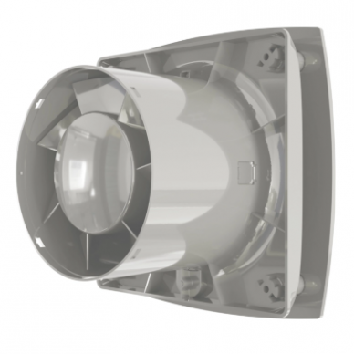 Wentylator | D100 | 220V | 151x151x103 mm | plastikowy | szary kolor | IP24 2