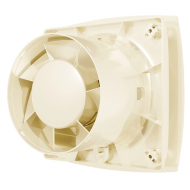 Fan | D100 | 220V | 151x151x103 mm | plastic | ivory color | IP24 2
