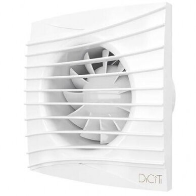 Fan with backdraft damper | D100 | with controller | 155x155x108mm | plastic | white | TY4SHRM Fan with backdraft damper | D100 | with controller | 155x155x108mm | plastic | white | TY4SHRM