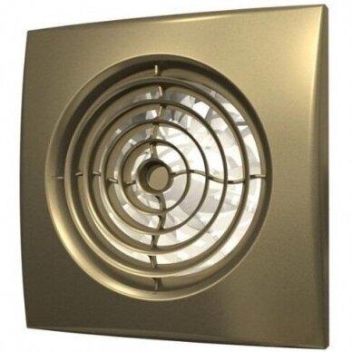 Fan with back-draught shutter | D100 | 230V | 155x155x101mm | IP24 | plastic | gold/champagne color | AU4SA Fan with back-draught shutter | D100 | 230V | 155x155x101mm | IP24 | plastic | gold/champagne color | AU4SA