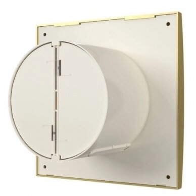 Fan with back-draught shutter | D100 | 230V | 155x155x101mm | IP24 | plastic | gold/champagne color | AU4SA 2 Fan with back-draught shutter | D100 | 230V | 155x155x101mm | IP24 | plastic | gold/champagne color | AU4SA 2