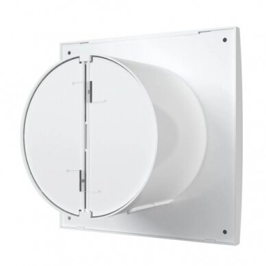 Fan with back-draught shutter | D125 | 230V | 175x175x110.5mm | IP24 | plastic | white color | AU5S 2