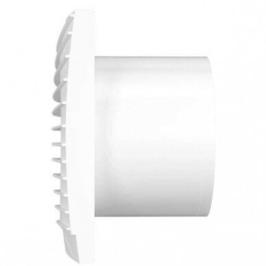 Ventilaator koos tagasivoolu klapiga | D125 | 230V | 175x175x117,5mm | IP24 | plastik | valge värv | TY5S 1