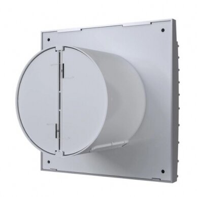 Fan with back-draught shutter | D100 | 230V | 155x155x108mm | IP24 | plastic | grey color | TY4SP 2 Fan with back-draught shutter | D100 | 230V | 155x155x108mm | IP24 | plastic | grey color | TY4SP 2