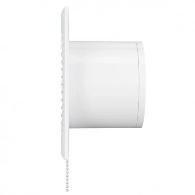 Wentylator z klapą zwrotną | z linką | D100 | 230V | 160x160x92mm | IP24 | plastikowy | biały | PL4S2 2
