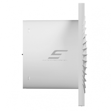 Fan with backdraft valve flap | D100 | 230V | 150x150x95 mm | plastic | matte white color | IP45 | PL43 1 Fan with backdraft valve flap | D100 | 230V | 150x150x95 mm | plastic | matte white color | IP45 | PL43 1