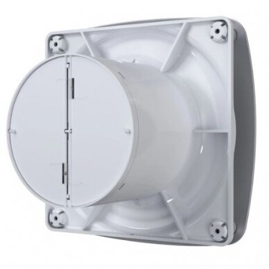 Ventilaator tagasivoolu läbitega | D100 | 230V | 170x170x118mm | IP24 | plastik | hall | OIR4SP 2 Ventilaator tagasivoolu läbitega | D100 | 230V | 170x170x118mm | IP24 | plastik | hall | OIR4SP 2