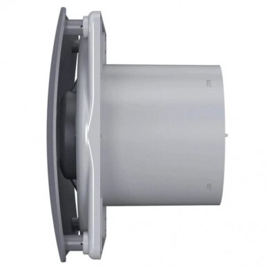 Ventilators ar atpakaļgaitas aizbīdni | D100 | 230V | 170x170x118mm | IP24 | plastmasa | tumši pelēks | OIR4STP 1