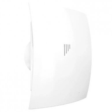 Fan with back-draught shutter | with controller | D100 | 230V | 220x175x123mm | IP24 | plastic | white | BR4SHRM