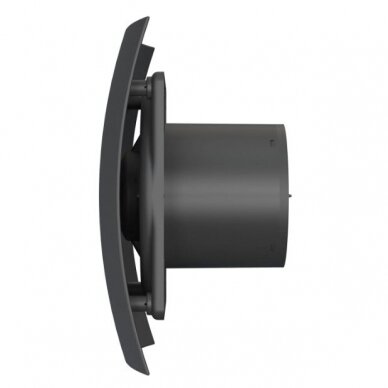 Fan with back-draught shutter | damper | D100 | 230V | 220x175x123mm | IP24 | plastic | matte black color | BR4SMJ 1 Fan with back-draught shutter | damper | D100 | 230V | 220x175x123mm | IP24 | plastic | matte black color | BR4SMJ 1