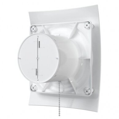 Wentylator z zaworem zwrotnym | z linką | D100 | 230V | 220x175x123mm | IP24 | plastikowy | biały | BR4S2 2